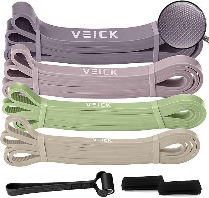 VEICK Resistance Bands for Working Out, Exercise Bands, Workout Bands, Pull Up Assistance Bands