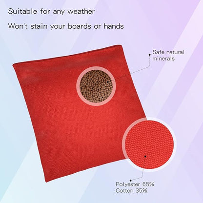 Set of 8 Regulation Cornhole Bags Double Sided, Weather Resistant Bean Bags for Cornhole Toss Game