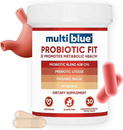 Probiotic Fit for Men & Women, Bifidobacterium Lactis B-420, Digestive & Gut Health, 60 Billion