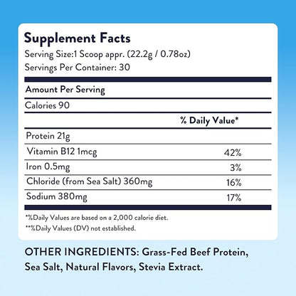 Equip Foods Prime Protein Powder | Clean, Grass Fed Beef Protein Powder, Carnivore Protein Isolate