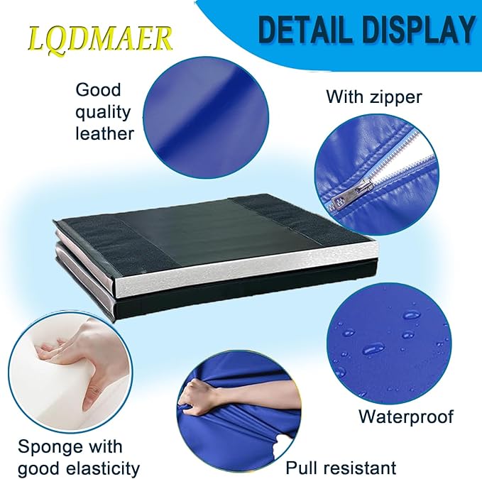 Basketball Wall Panels, 2" Thick Wall Pads for Gym, Gym Wall Padding with Waterproof Leather, Anti