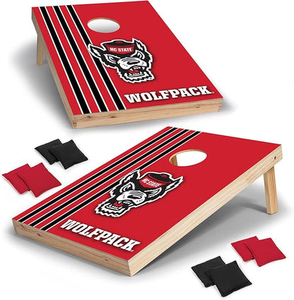 2' x 3' Solid Wood Cornhole Set with Direct Print HD Team Graphics – Great Gift for Any NCAA Fan!