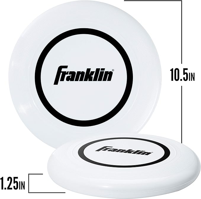Franklin Sports Flying Disc - Disc for Beach, Backyard, Lawn, Park, Camping - 140 or 175 Grams