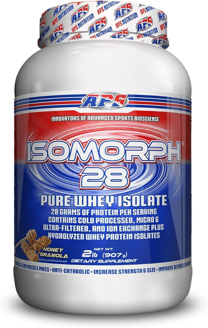 APS Nutrition Isomorph 28 Protein Powder | Pure Whey Isolate | Cold Pressed, Ultra- Filtered, & Ion