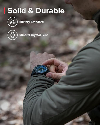 SUUNTO Core Alpha Sports Watch, Classic Outdoor Adventure Watch with Red Backlight, Altimeter