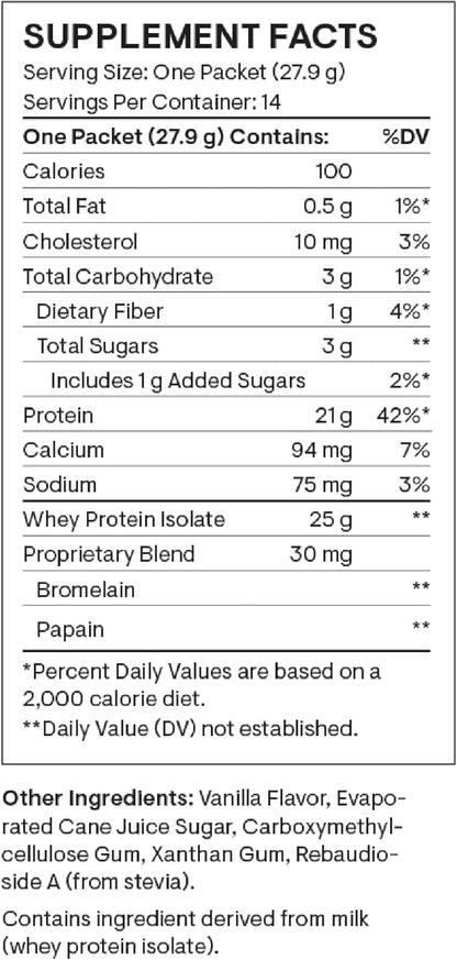 THORNE - Whey Protein Isolate - 21 Grams of Easy-to-Digest Whey Protein Powder - NSF Certified for