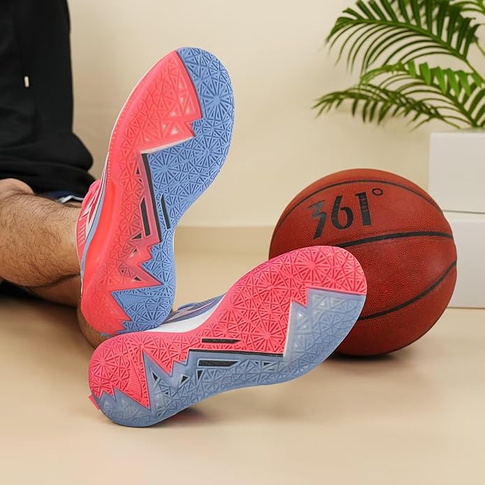 361° Big3 5.0 Quick PRO Basketball Shoes for Men Breathable Outdoor Sneakers Cushioning,Anti Slip