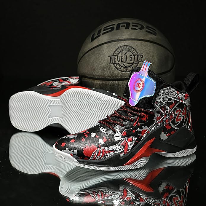 Boys Basketball Shoes Breathable Indoor Athletic Shoes Youth Outdoor Fashion Sneakers Comfortable