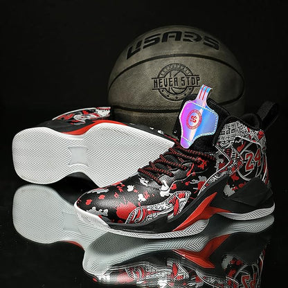 Boys Basketball Shoes Breathable Indoor Athletic Shoes Youth Outdoor Fashion Sneakers Comfortable