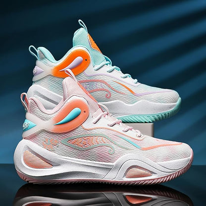 High Upper Basketball Shoes for Men Women Sneakers Fashion Breathable Sports Shoes Anti Slip
