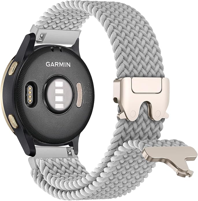 Braided Bands Compatible with Garmin Vivoactive 6/5/3/Venu 2 Plus/Forerunner 165/55/645/245 Music