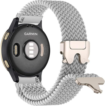 Braided Bands Compatible with Garmin Vivoactive 6/5/3/Venu 2 Plus/Forerunner 165/55/645/245 Music