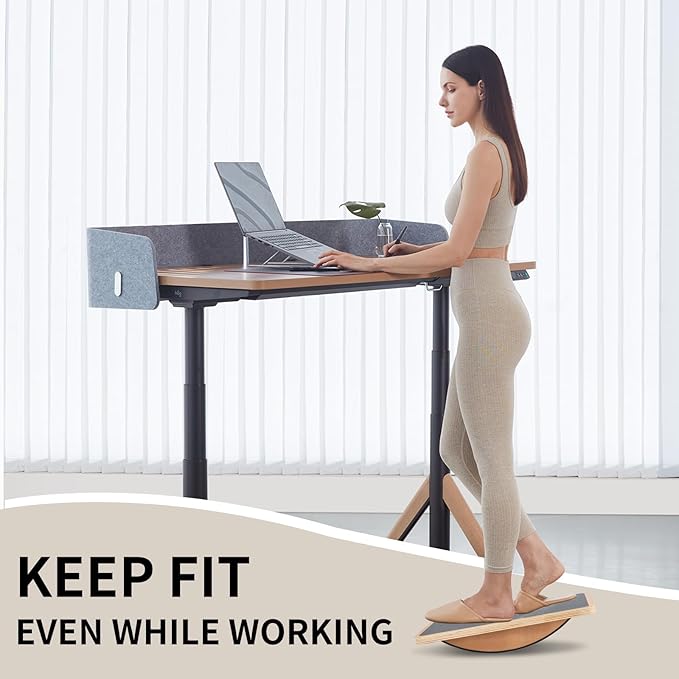 Balance Board Professional Wobble Board for Adults Anti-Slip 350LBS Balance Boards for Physical