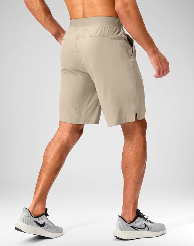 Men's Running Shorts with Zipper Pockets 9 Inch/ 7 Inch / 5 Inch Lightweight Quick Dry Gym Workout