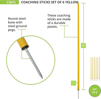 Champion Sports Coaching Sticks