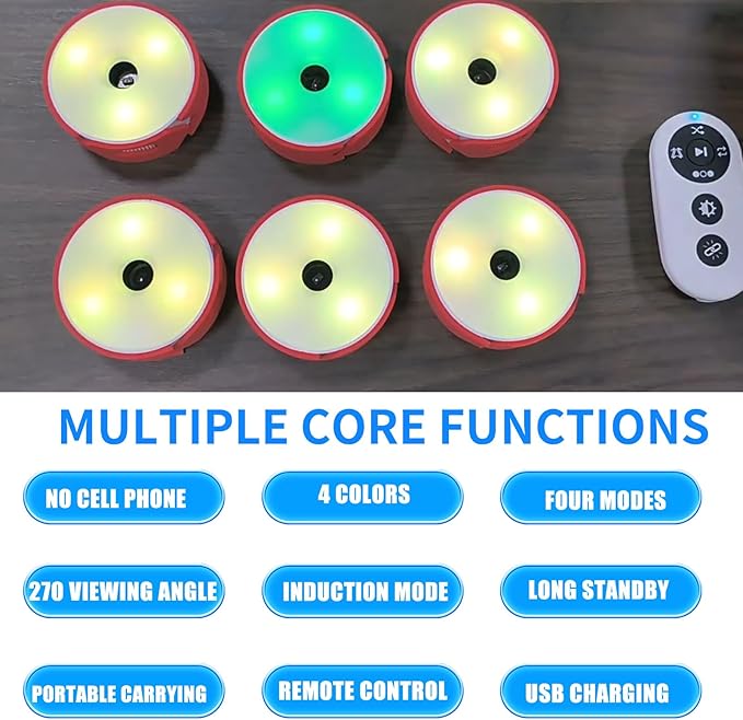 6Pcs/Pk Agile Reaction Training Lamp Set, Reaction Training Light Speed Agile Reaction Light