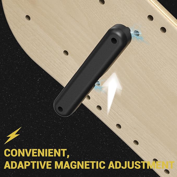 Sportneer Balance Board 7 Modes Wobble Board with Adjustable Stoppers Exercise Balancing Stability