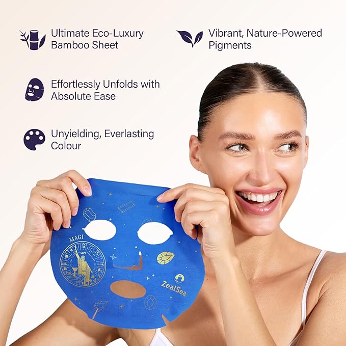 ZealSea Collagen Face Masks Skincare, Triple Collagen Mascarillas para la cara for Women