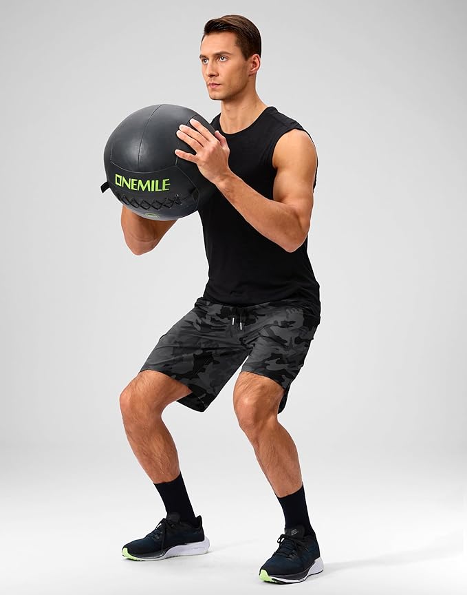Men's Running Shorts with Zipper Pockets 9 Inch/ 7 Inch / 5 Inch Lightweight Quick Dry Gym Workout