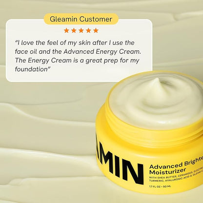 Gleamin Advanced Brightening Face Moisturizer - Face Cream for Women & Men with Vitamin C