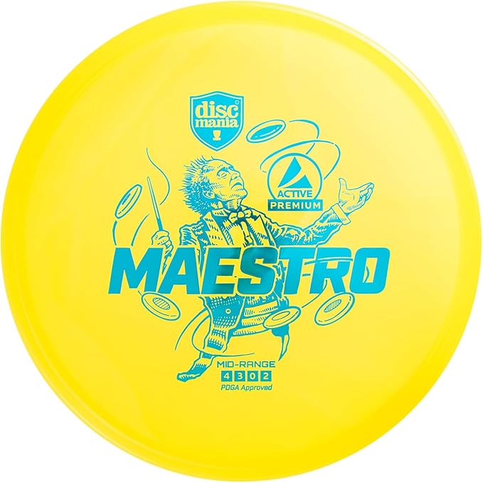 Discmania Disc Golf Starter Kit (4 Pack) | Active Premium Beginner Disc Golf Set | Sensei, Maestro
