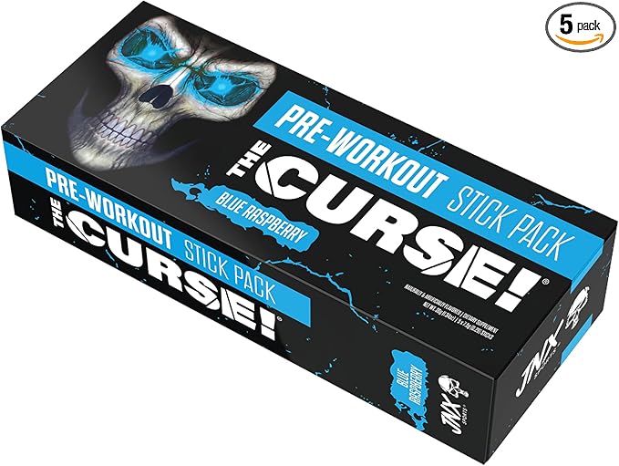 JNX SPORTS The Curse! Pre Workout Powder for Men & Women, Caffeine, Beta-Alanine, Creatine