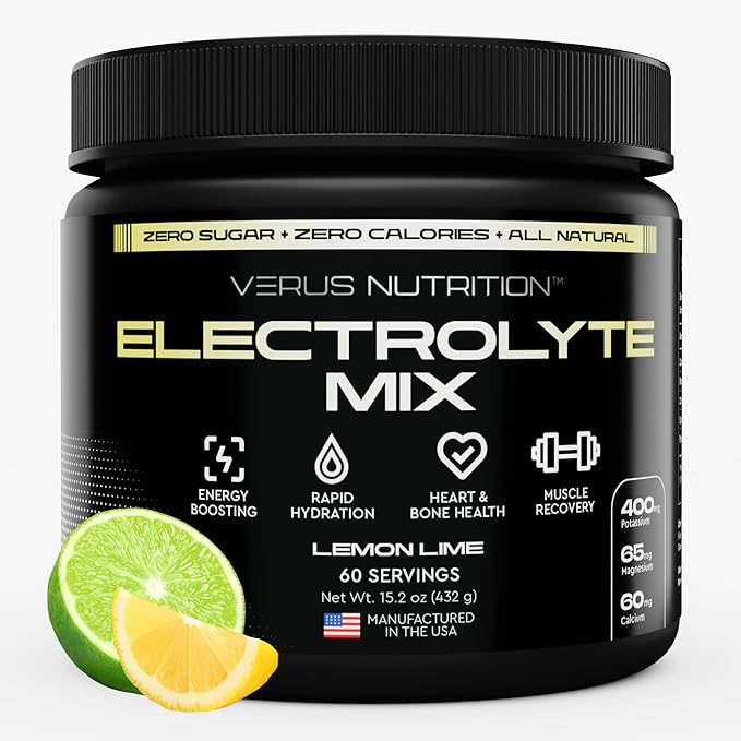 Electrolytes Powder No Sugar- Zero Calorie Hydration Powder | Sugar Free Electrolytes for Fasting