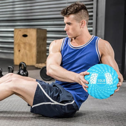 Medicine Ball 10 lbs Slam Ball Weighted Balls for Exercise Strength and Crossfit Workout