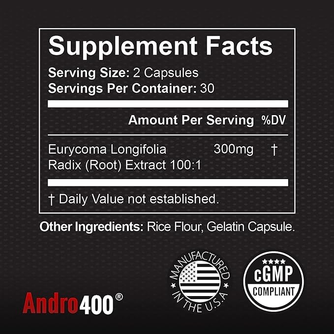 Original ??Testosterone Support Supplement for Men & Women ??Eurycoma Longifolia 100:1 Extract