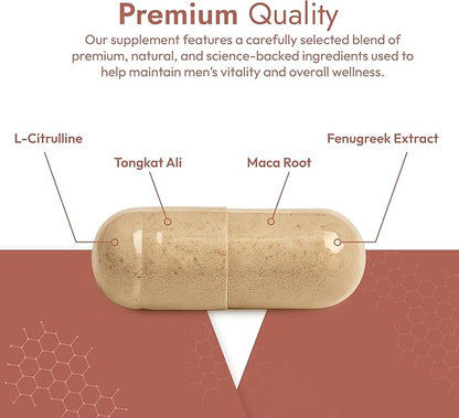 Fortim - Testosterone Support Supplement | Made by Doctors | for Vitality and Hormonal Health |