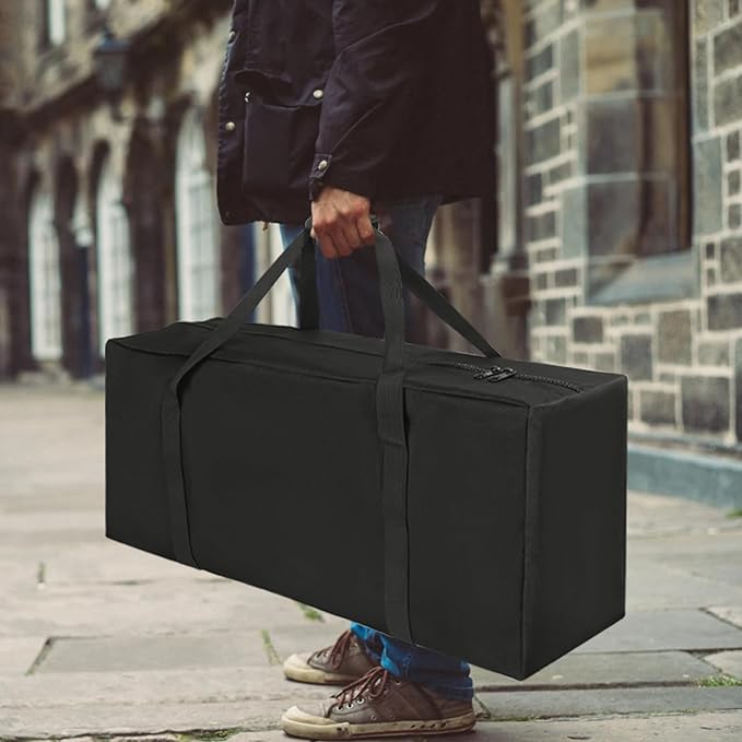 COOLBEBE 32" Sports Duffle Bag - 73L Large Travel Duffel Luggage Bag with Upgrade 2-way Lockable