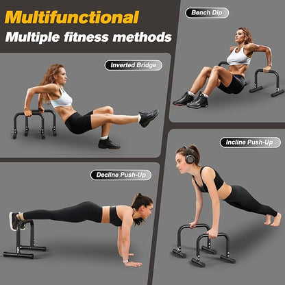 RELIFE REBUILD YOUR LIFE Dip Station Functional Heavy Duty Dip Stands Fitness Workout Dip bar