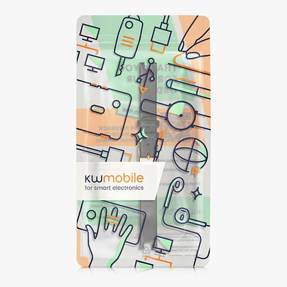 kwmobile Real Leather Watch Strap Compatible with Garmin Lily Sport - Fitness Tracker Replacement