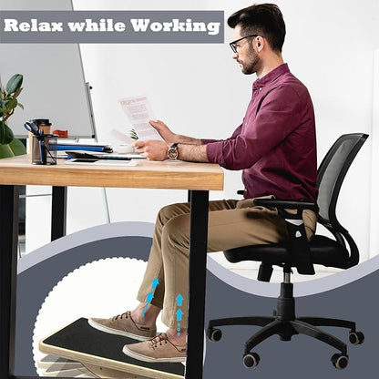 Balance Board Wooden Wobble Board for Adults Anti-Slip Board for Physical Therapy & Core Strength