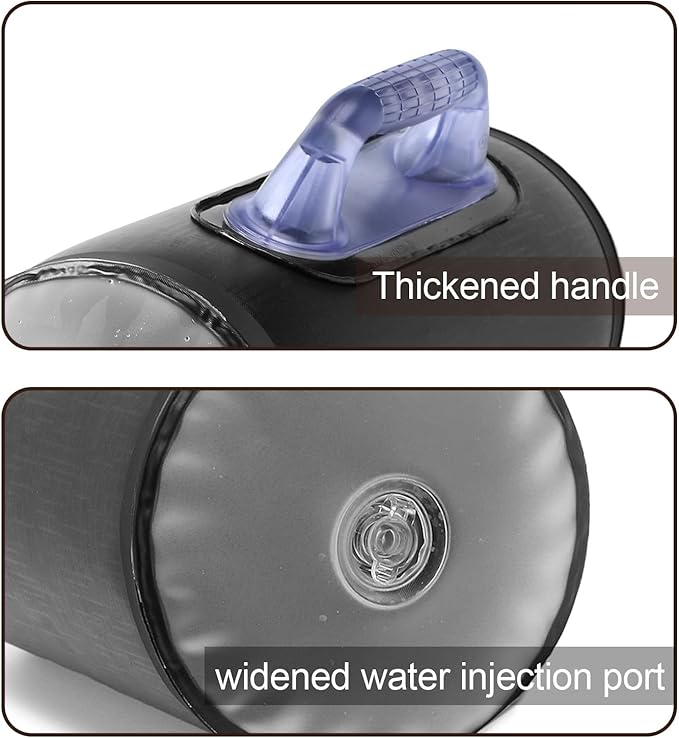 Water Dumbbells, Water Filled Training Dumbbells, Travel Weights Set, Adjustable Weights to 4-30