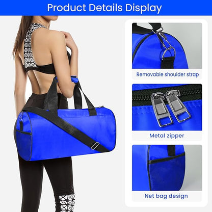 C&F BOGMOST Small Gym Bag for Travel & Duffel - 20 Inch Lightweight Carry On Bag for Men & Women