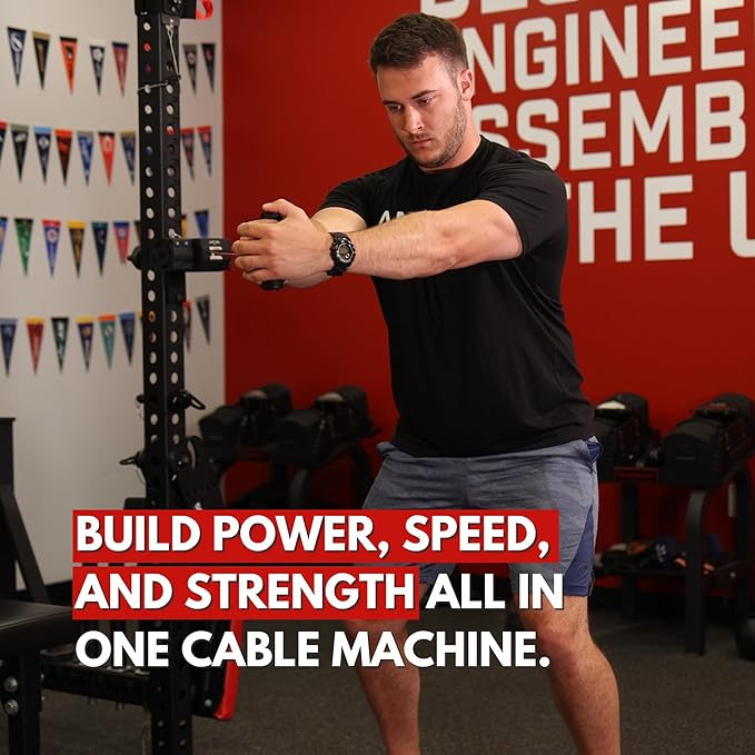 Ancore Pro: Home Gym Cable Machine | Portable Workout System for Strength Training | Comes with