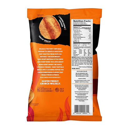 WILDE Buffalo Protein Chips, Thin and Crispy, High Protein, Keto Friendly, Made with Real