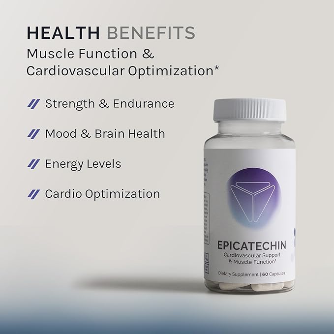 InfiniWell Epicatechin Supplement - Support Muscle Building & Nitric Oxide Production - Promote