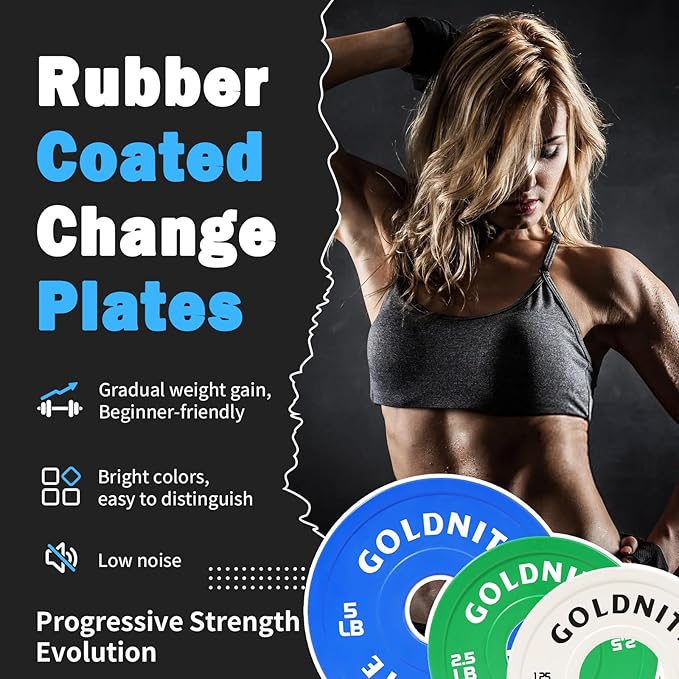 Change Plates Set 1.25LB 2.5LB 5LB Set Fractional Weight Plate Olympic Bumper Plates for Cross