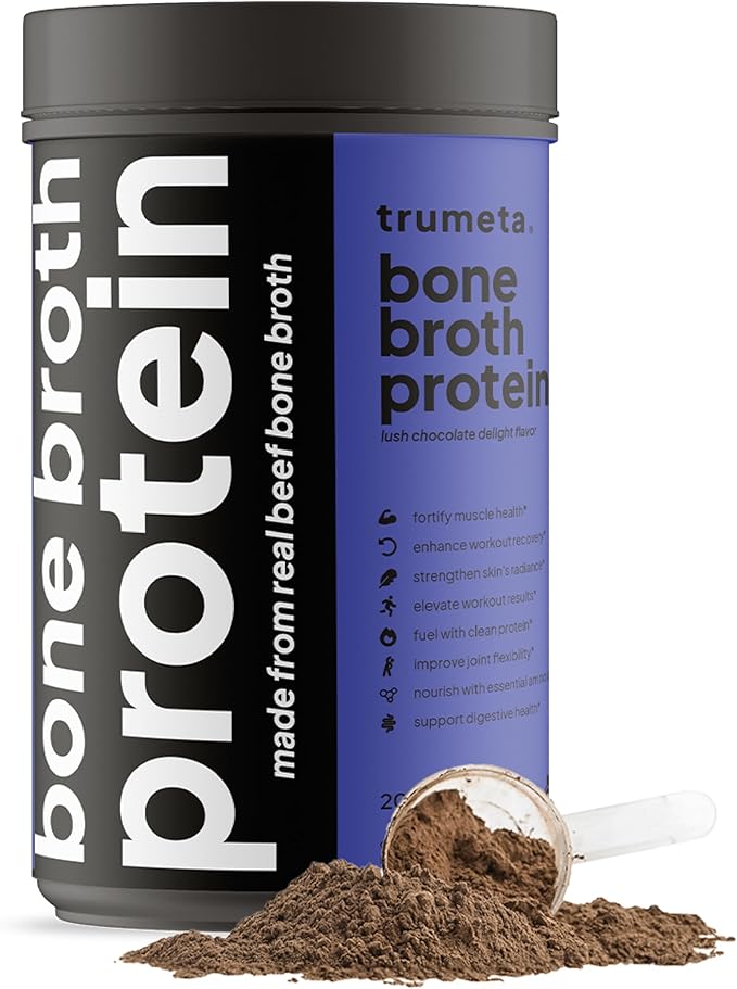 Beef Bone Broth Protein Powder - Purified Collagen Powder with 9 Amino Acids for Muscle and Skin