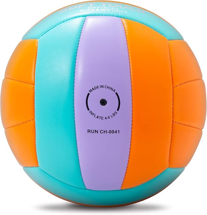 Beach Volleyball Official Size 5 Soft Waterproof Volleyball Sand Sports PU Ball for Indoor