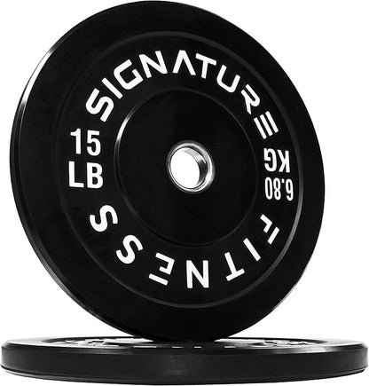 Olympic Bumper Plates Set, 2" Weight Plates for Strength Training & Weightlifting, Paris or Set or
