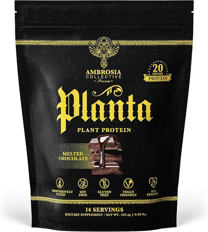 Ambrosia Planta - Premium Plant-Based Protein | Vegan & Keto Friendly | Gourmet Flavors with No