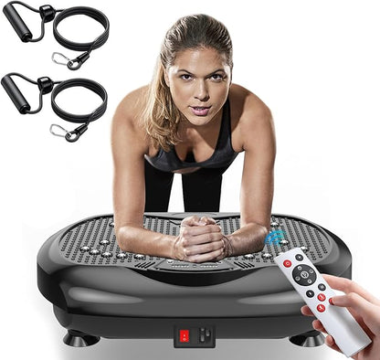 Vibration Plate Exercise Machine - Whole Body Workout Vibration Platform Lymphatic Drainage Machine