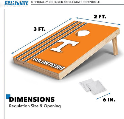 2' x 3' Solid Wood Cornhole Set with Direct Print HD Team Graphics – Great Gift for Any NCAA Fan!