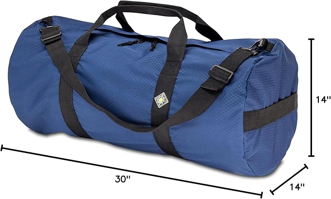 North Star Sports Foldable Duffle Bag for Travel, Gym & Outdoor Camping | Tough and Packable Sport