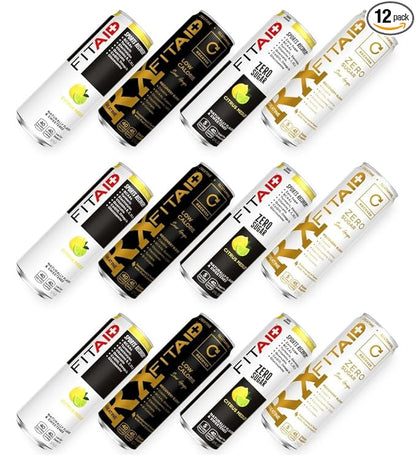 FITAID Post-Workout Recovery Drink Variety Sampler Pack, No Artificial Flavors or Sweeteners, 100%