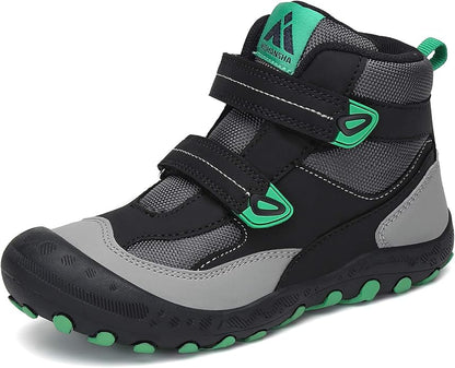 Mishansha Kids Hiking Boots Toddler Girls Boys Hiking Shoes Water-Resistant Anti-Collision Non-Slip