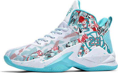 Boys Basketball Shoes Breathable Indoor Athletic Shoes Youth Outdoor Fashion Sneakers Comfortable